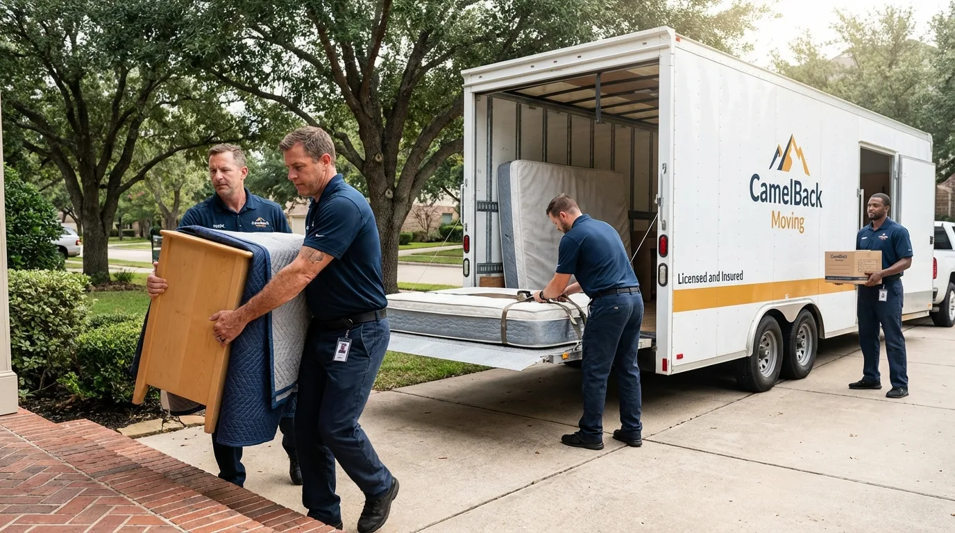 Crew loading residential truck for cross-state move from Fort Thomas, KY